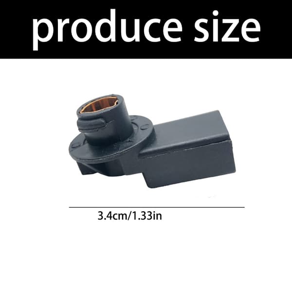 Sort ABS Forlygte Blinklys Base Stik Udskiftningsdel 1C0953123C 1PCS