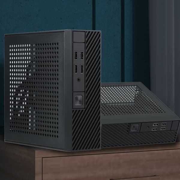 M10 Mini ITX PC-kabinett Tårn HTPC Lite Chassis Gaming Datamaskinkabinett Server