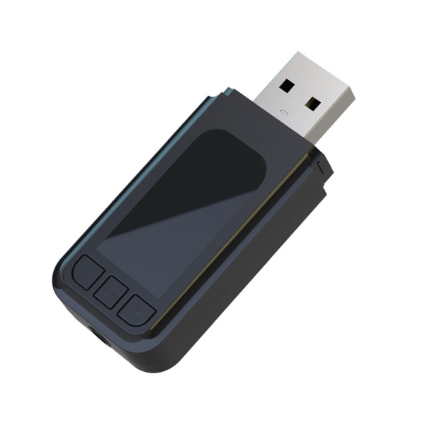 Bluetooth-kompatibel 5.0 ljudmottagare sändare USB -jack 3,5 mm AUX trådlös adapter för bil PC Stereo musikadapter
