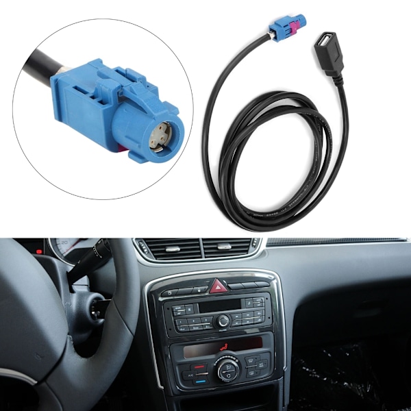 Värdkontrollskärm USB-anslutningskabel Sladd Biltillbehör för 308