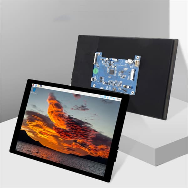 10,1 tommer IPS Kapacitiv 1280x800 Touch Display Panel Skærme til 4B/3B+/3A+