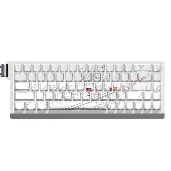 Ergonomisk tastehette-sett PBT 74 taster sidegraverte tastehetter for 61 67 68
