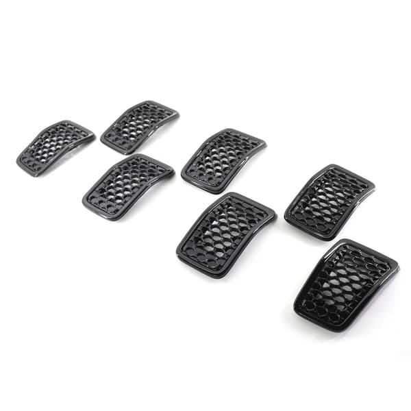 Front Grill Svart Mesh Grillinnsatser Dekseltilbehør Passer Cherokee 2019+