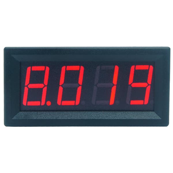 0,56 tommer digitalt amperemeter DC 0-9.999A(10A) strømamperemåler panelmåler 4 D