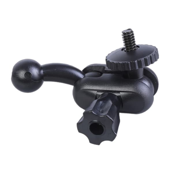 17mm kulehodebrakettadapter, vinkeljusterbar 1/4in til 17mm kuleadapter