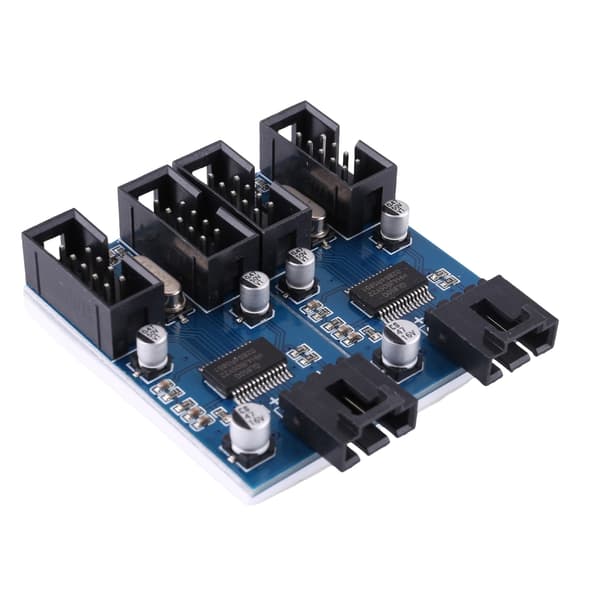 9-pin USB-header splitter 1 til 2/4 hun-forlængerkabelkort til bundkort