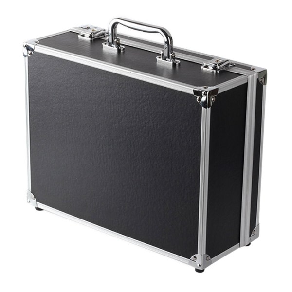 Tattoo Kit Box Maskin för Case Box Lås för nyckel Aluminium Makeup Carry Förvaring O Black