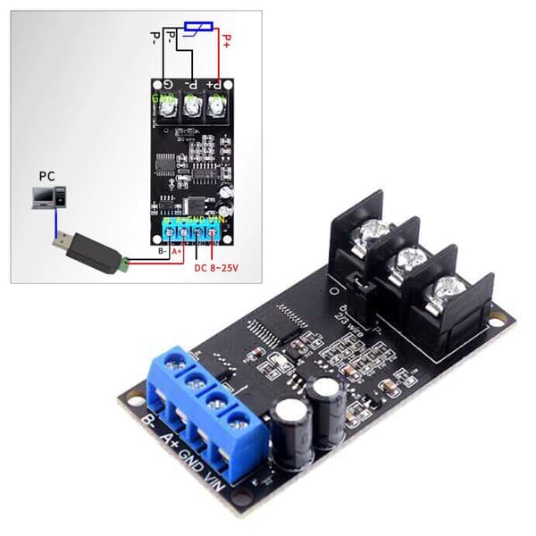 PT100 Lämpötila-anturit Lähetin 8-25V Sisääntulo RS485 Modbus-moduuli