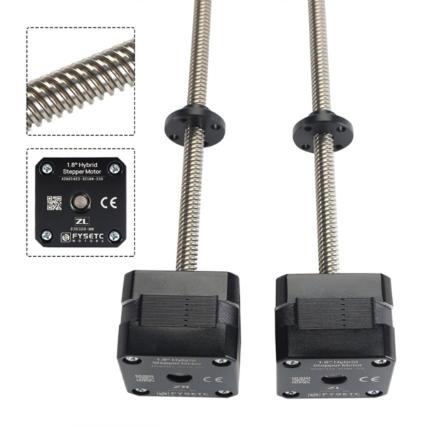 Motorset för Prusai3 MK3 MK3+ 42 Extruder Stepper Motor Kit Lätt att Installera