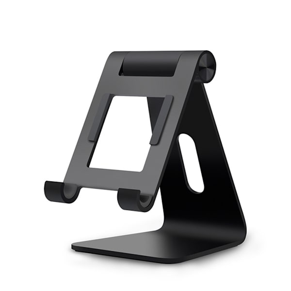 Justerbart Tabletställ i Aluminium Multi-Vinkel Halkfritt Skrivbordsställ för Tablet/Telefon 260° Rotation för 3.5-10 Tums Tablet