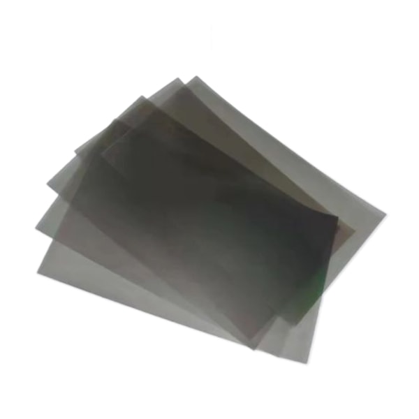 Självhäftande horisontell 0/90 graders polariserande film för LCD-skärm linjärt polariserat filter Anti-bländning polariserande filmark