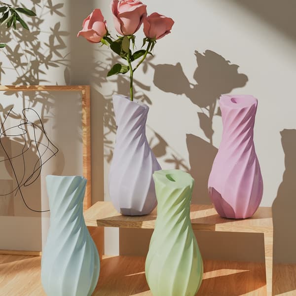 Vase Silikoneforme Epoxy Resin Forme til Blomstervase Gipsdekoration