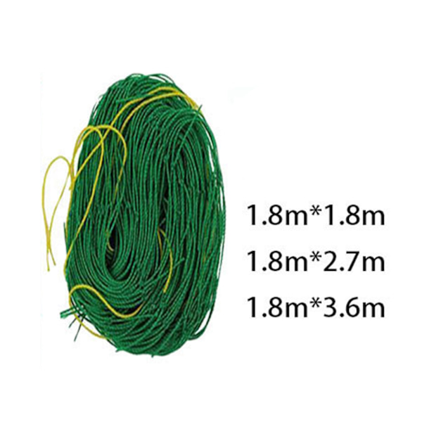 Spaljénät för klätterväxter Trädgårdsspaljénät för gurka 1.8x2.7m