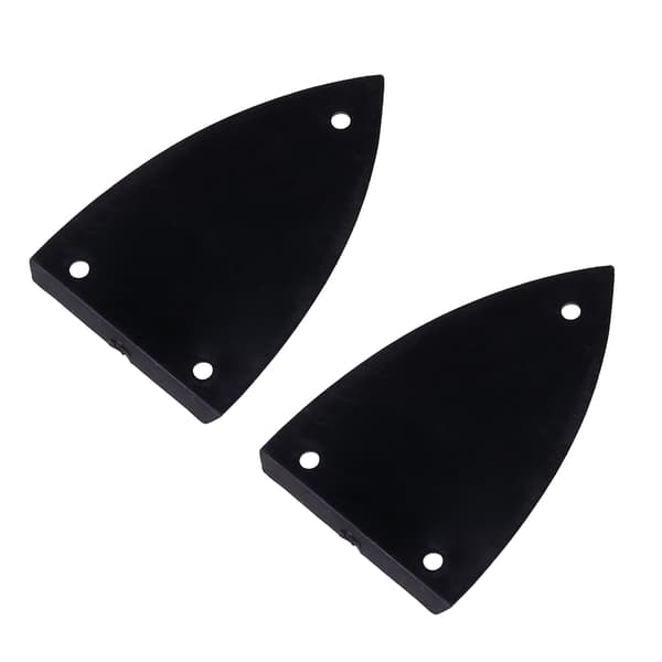 2st Svarta Truss Rod Cover Skruvar För Gitarr 3 Hål Gitarrdelar Tillbehör Nya