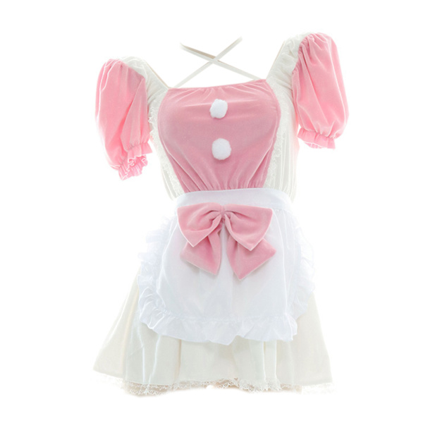 Dame Kjole Uniform til Leg Sød Sexet Lingeri Cosplay Kostumer Stuepige Tjener Anime Rolle til Leg Fest Scene Lolita Clo