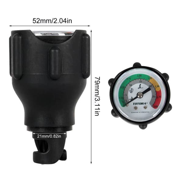 Trykmåler 30psi Oppustelige Både Lufttryksmåler Lufttrykstester