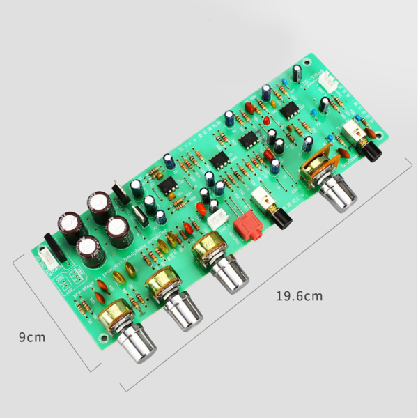 DX338A Front Tuning Board Dual AC Dual 12V Series power Förförstärkare Tonkontrollkort