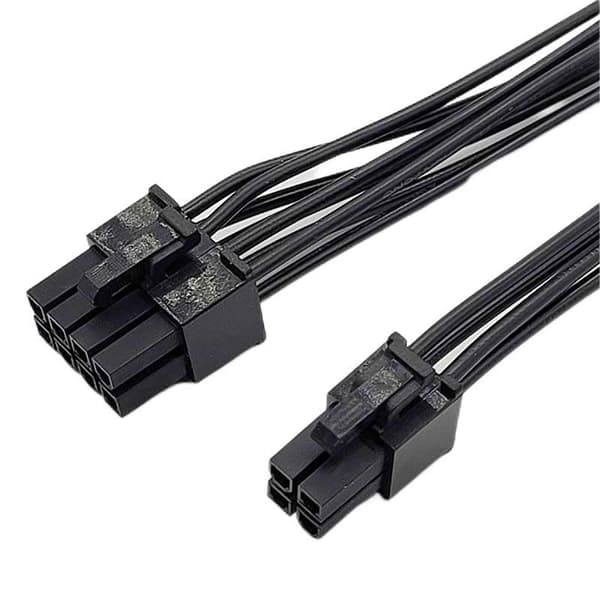 CPU 8-pin hun til 8+4 han strømforlængeradapterkabel til bundkort