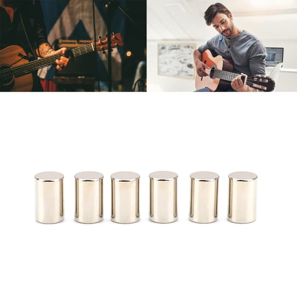 6 st gitarrhumbucker-pickup-poler magnetiska stavar järngitarr-pickup-poler