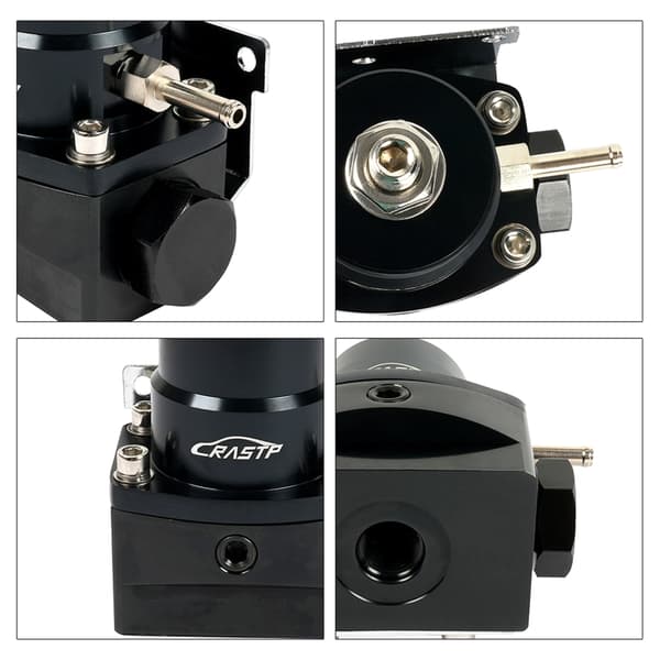 Universal drivstofftrykksregulator med måler AN6 drivstofftrykksregulatorsett