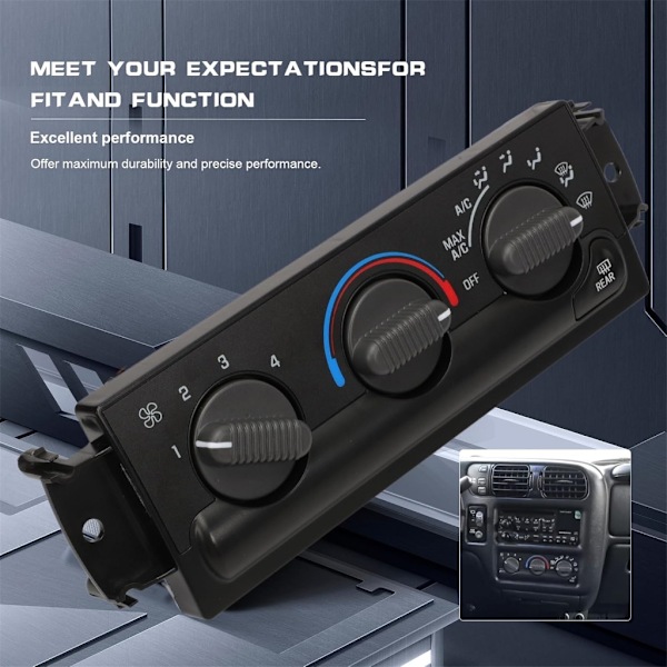 A/C Varmelegeme Klimakontrol Kontakt Enhed HVAC Temperatur Kontrolpanel