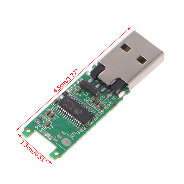 USB 2.0 eMMC-adapter 153 169 eMCP PCB-huvudkort utan flashminne