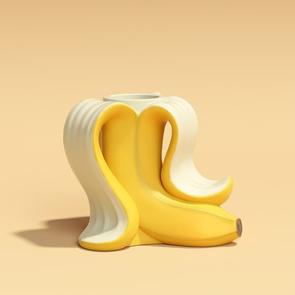 Gjutformar Bananform Ljusstakeformar Silikon Ljusstödformar