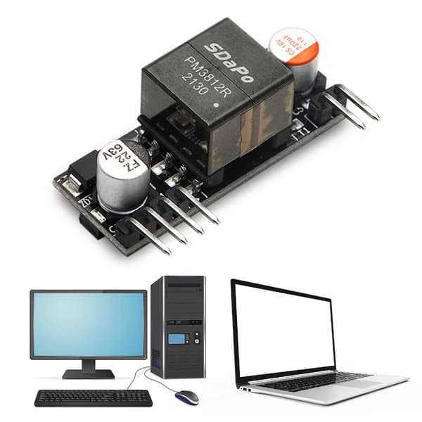 DP1435 Isolerad Poe Modul Kort Stift-typ med Solid Kondensator För Effektiv