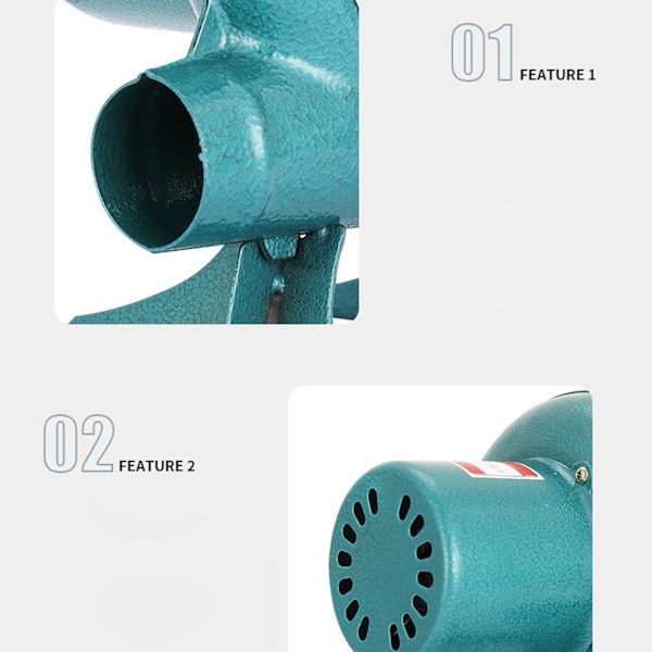 Multifunksjonell BBQ Blåser Vifte Ildblåser for Restauranter og Metallsmelting Multicolor 30W