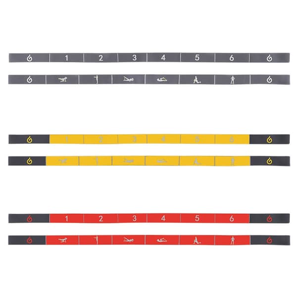 Stretching Strap Loop Yoga Strap Physicals Therapy 8 Loop Yoga Strap Yoga Stretching Elastisk Stretch Strap för träning Red