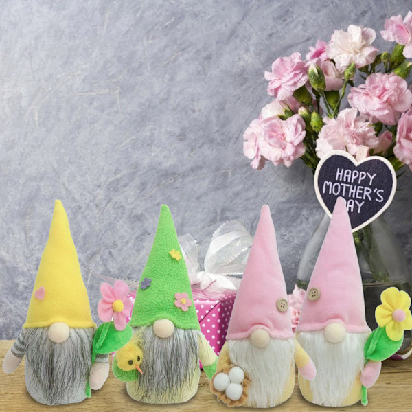 Mors Dag Påsk Gnome Tomte Nisse Svensk Tomte Dvärg Hem Farmhouse Inredning null - D