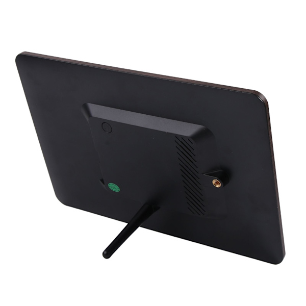 10,1 tums WiFi digital fotoram 1280x800 IPS LCD-pekskärm Autorotera landskap Inbyggt 16GB minneslagring Brown EU