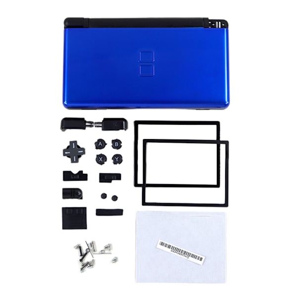 Komplett set case med knappskruvar Cover Skal Kit Ersättning för NDSL-konsol reparationstillbehör BKR
