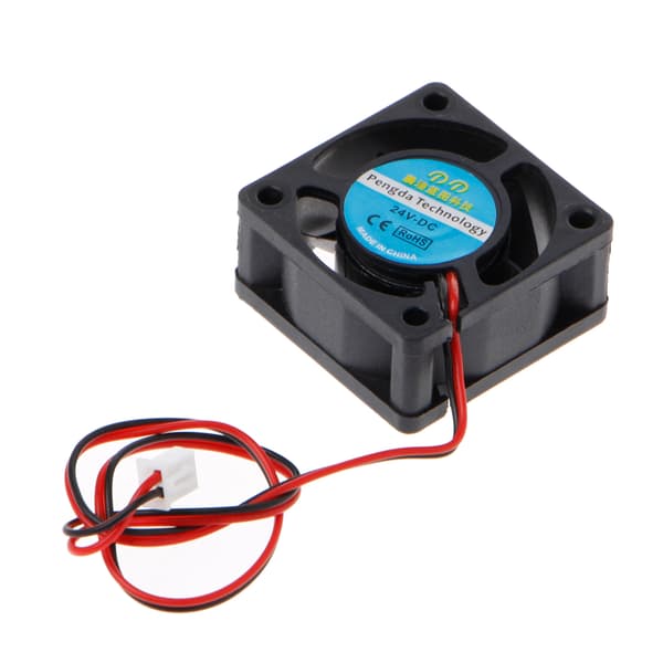 4020 DC 24V 2-bens køleventilator 40mm Stille CPU-ventilator DC Børsteløs med 20cm