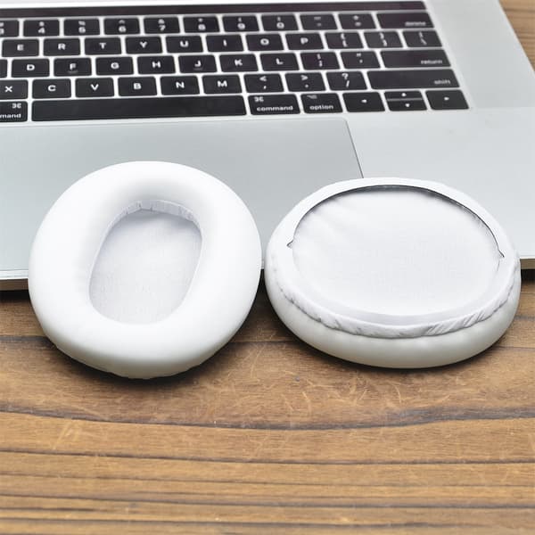 High Fidelitys Øreputer for WHCH720N Headset Klar Lydforbedring White