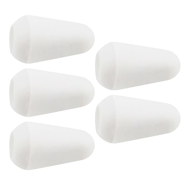 5× Gitarr Switch Tip 3/5 Vägs Toggle Switch Knopp Tip Cap Plast för Elgitarr Plast Elgitarr Tillbehör