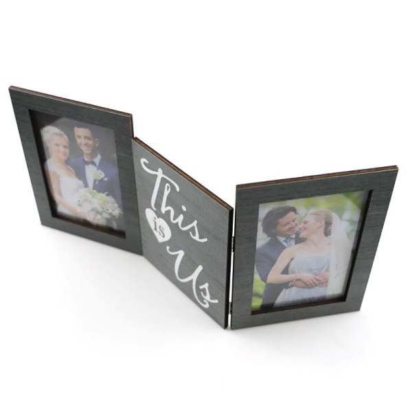 Trä bröllopspar bilder ramar present vintage romantisk fotoram för kreativ heminredning för älskare par familj null - JM00670