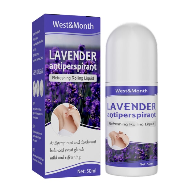 Lavendel underarm Antiperspirant Deodorant 50ml/kartong Lukt Ta bort