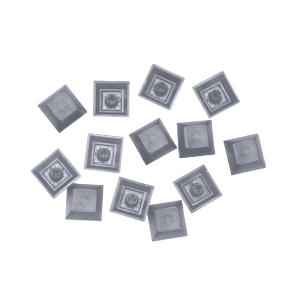 100 stk. Blandet Farge PBT Shine Through Keyset 1U DSA Profil Keycap Sett for Cherry MX Brytere Mekanisk Tastatur