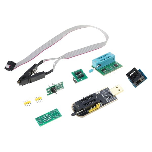 USB Programmeringsserie Komplett Set för BIOS Flashminne SOP8 Testklämma