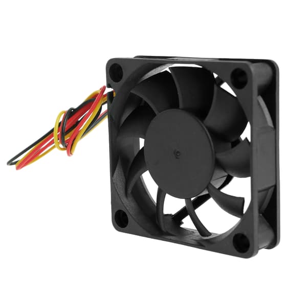 6 cm DC børsteløs ventilator 12V 0.18A 3 ledninger 3-benet højhastigheds serverkøling