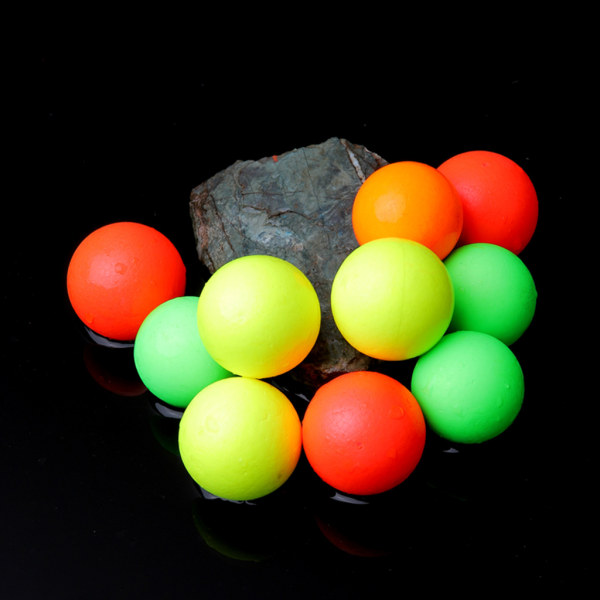 5 st/lot EPS Foam Fishing Float Hårda Balls Flytkraft Ball Float Redskap Fisk Float Utomhusfiske tillbehör Green 36MM