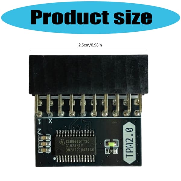 Computer Security Modul TPM 2.0 Processor Udskiftningskort DDR4 DDR3 Kompatibilitet