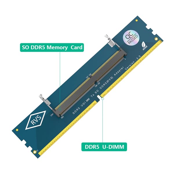 DDR5 til SO DDR5 DIMM Laptop til Stasjonær Konverteringsadapterkort