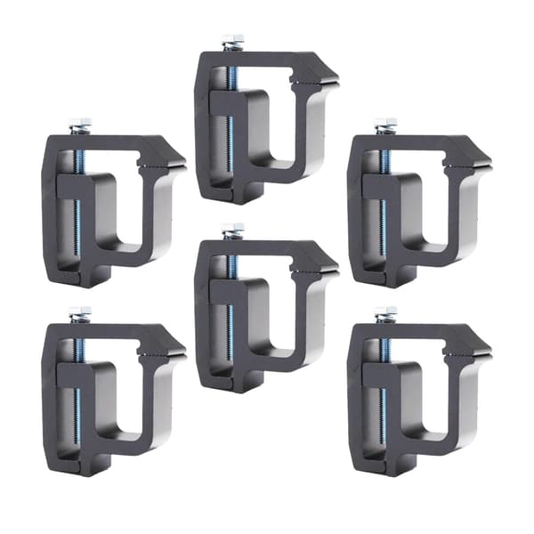 Kraftig Typ Aluminiumlegering Husbilsmonteringsfäste Universal Passform Black Six pieces