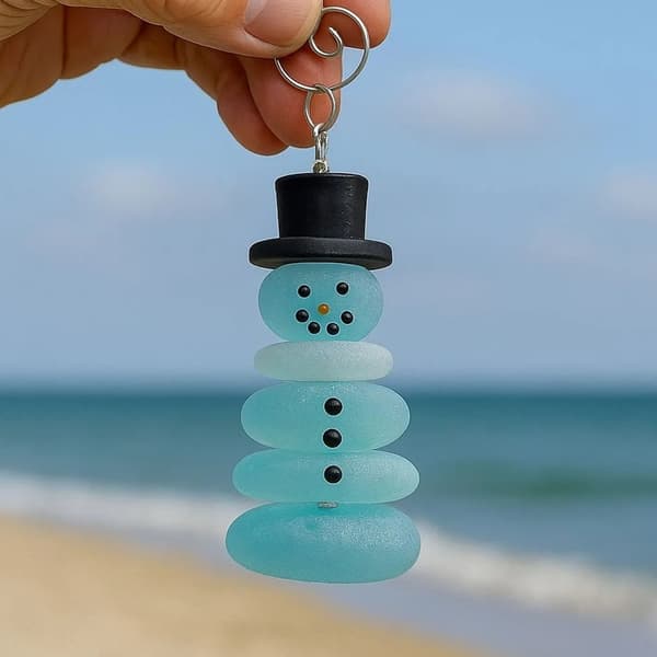 Sikker, ikke-giftig julepynt til spejl, bilinteriør, glas ornament 3