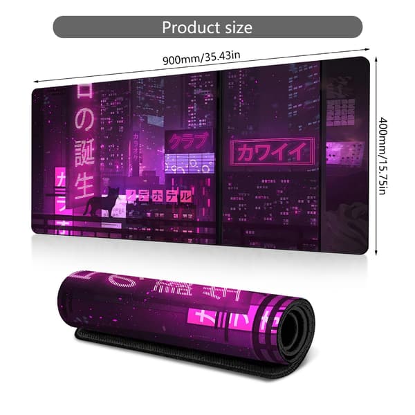 Musematte Datamaskin Laptop Anime Tastatur Musematte Stor Musematte Tastatur null - Pattern 6 Pattern 6