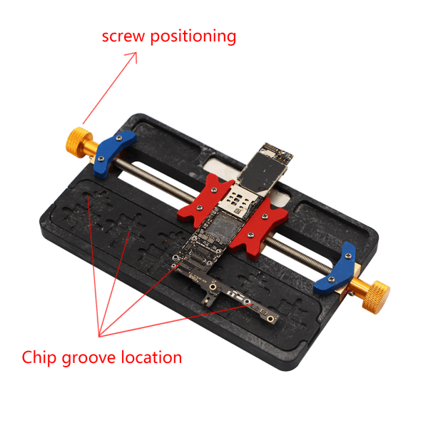 Mobiltelefon Lödreparationsverktyg Moderkort PCB Hållare Jig Fixture BGA IC Chip Plats för reparation av telefonmoderkort