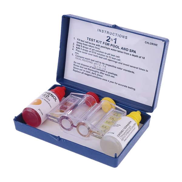 pH Klor Vattenkvalitet Testkit Pool Hydroponik Akvarium Testare