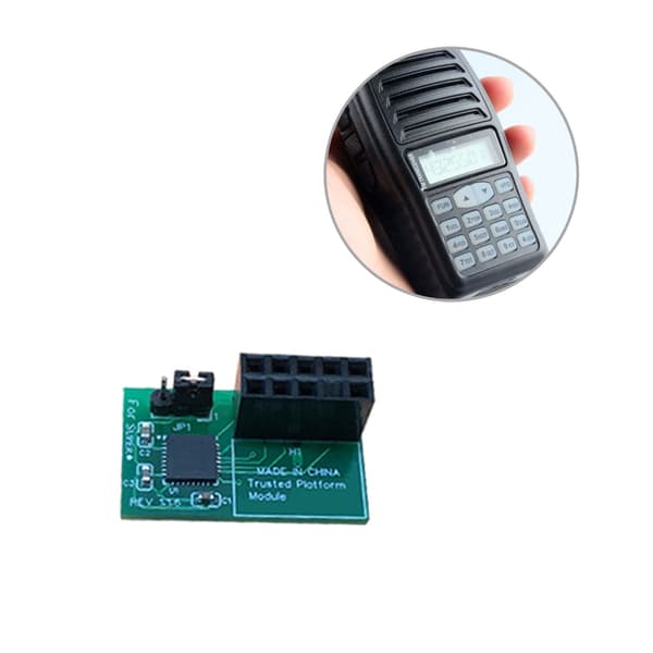 TPM2.0 Krypteringssikkerhetskort 10Pin SPI TPM2.0 Kort For SuperMicro